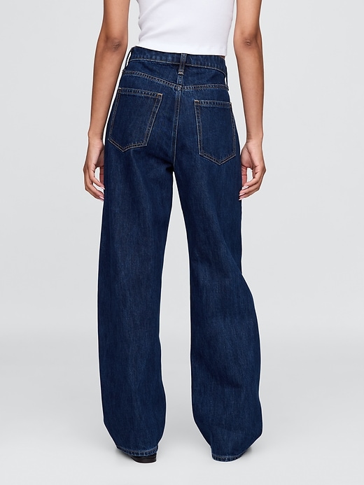 Image number 4 showing, Curvy High Rise Barrel Jeans