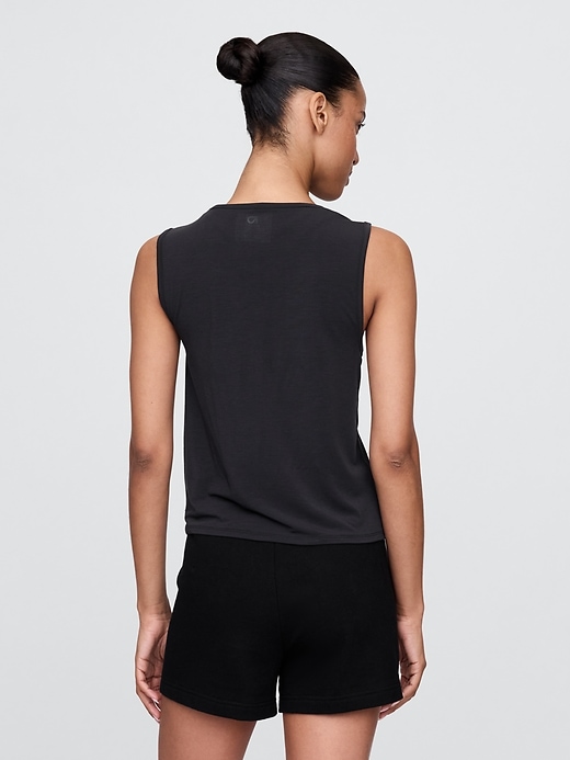 Image number 3 showing, GapFit Breathe Twist-Front Tank Top