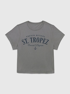 St Tropez Graphic Baby Fit T-Shirt