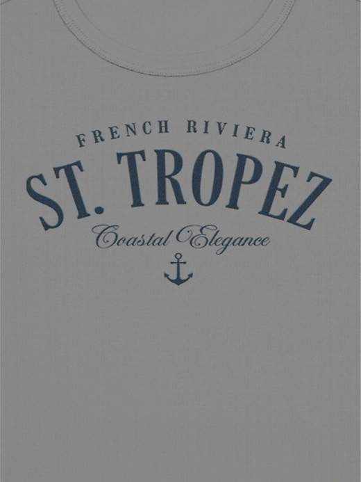 Image number 2 showing, St Tropez Graphic Baby Fit T-Shirt