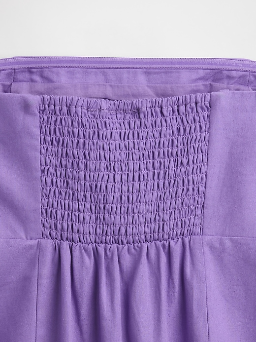 Image number 5 showing, Linen-Blend Mini Dress