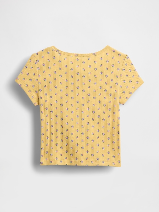 Image number 2 showing, Baby & Toddler Pointelle Rib T-Shirt
