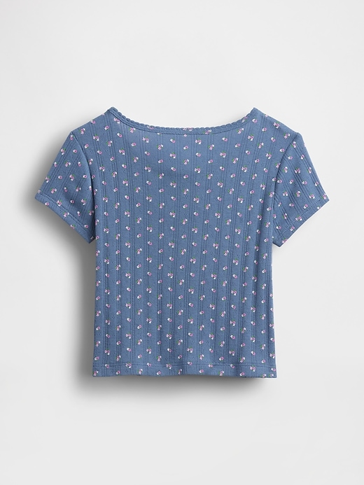 Image number 2 showing, Baby & Toddler Pointelle Rib T-Shirt