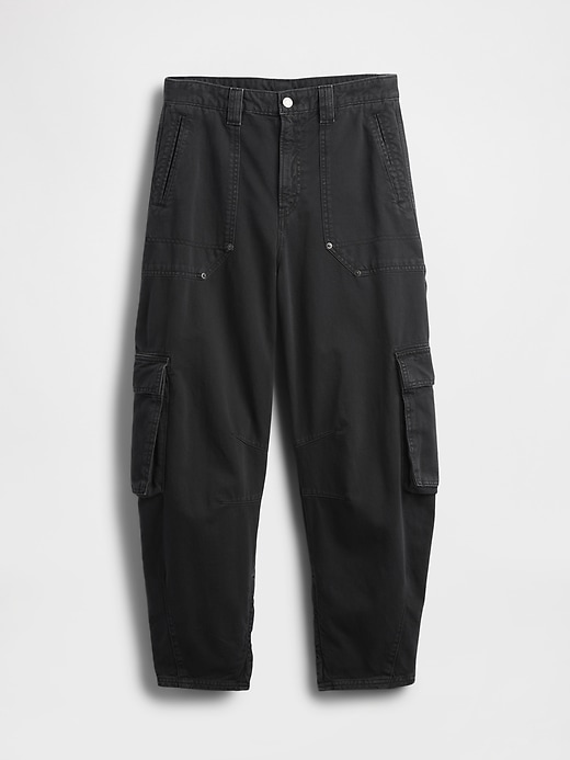 Image number 7 showing, Mid Rise Barrel Cargo Pants