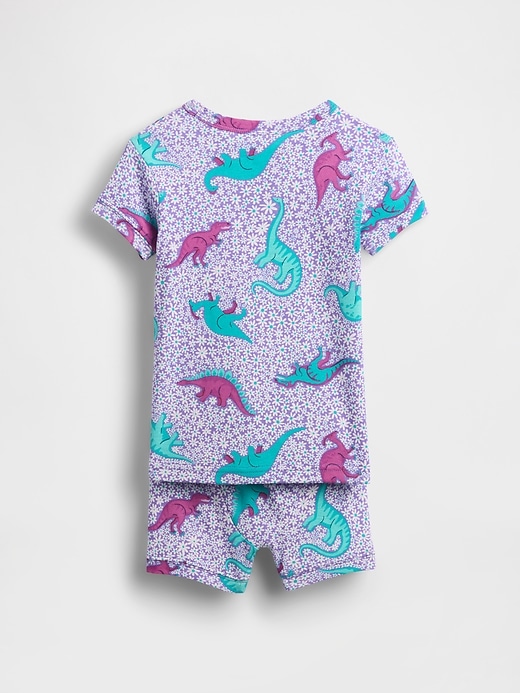 Image number 2 showing, Baby Organic Brushed Cotton Dino PJ Set