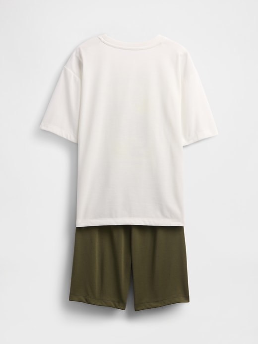 Image number 2 showing, Kids Recycled PJ Short Set