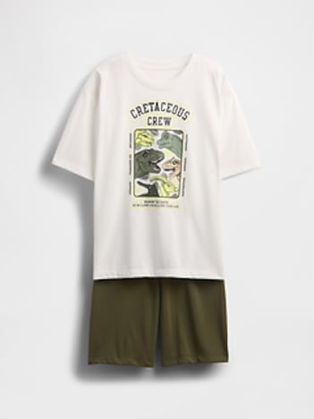 Kids Recycled PJ Short Set