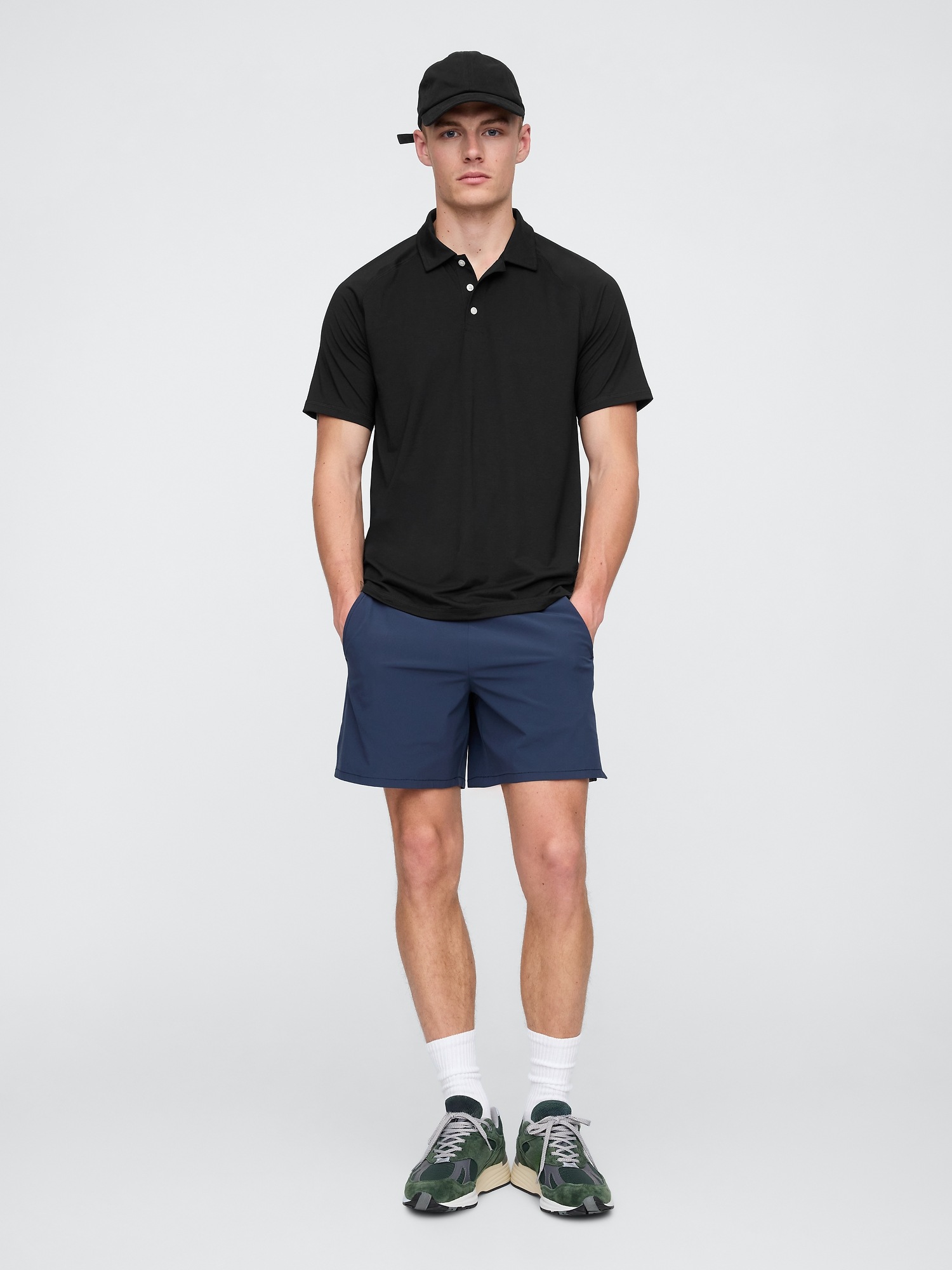 Мужское поло Gap GapFit Active — фото 3