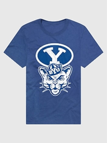 BYU Cougars Mascot Graphic T-Shirt