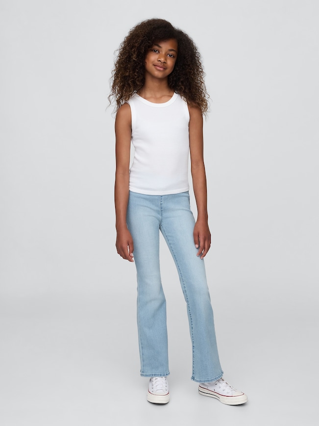 Kids High Rise Flare Jeggings