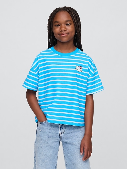 Image number 1 showing, Kids Oversized Graphic T-Shirt