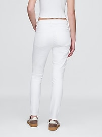 Mid Rise True Skinny Jeans