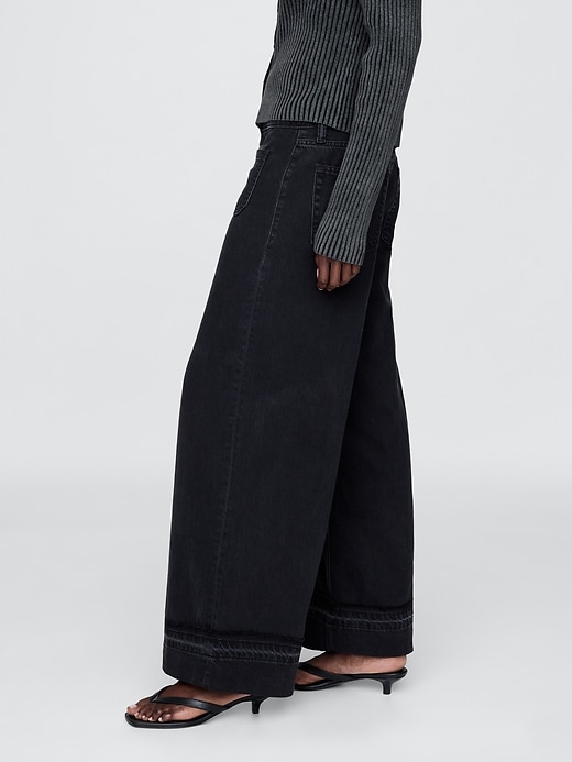 Image number 3 showing, Mid Rise UltraSoft Baggy Jeans