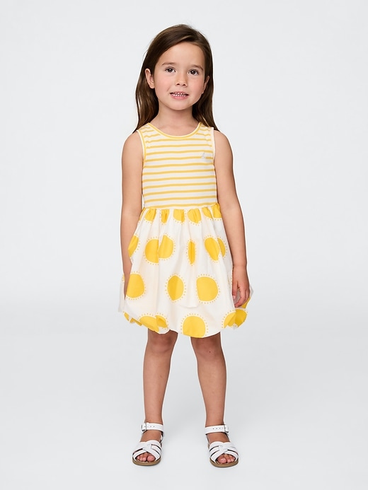 Image number 1 showing, Baby & Toddler Mixed Media Bubble Dress