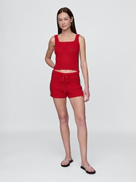 100% Cotton Crochet Easy Shorts