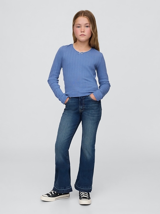 Image number 1 showing, Kids High Rise '70s Flare Jeans