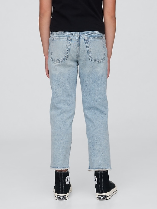 Image number 3 showing, Kids Mid Rise Girlfriend Jeans