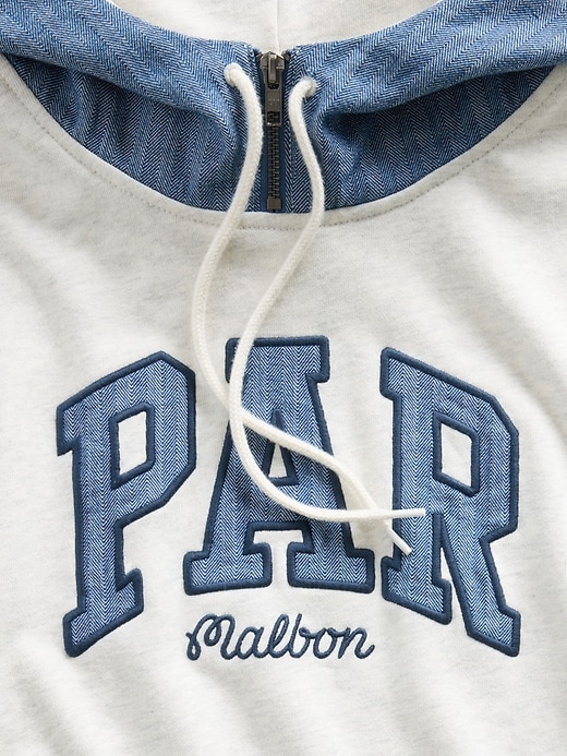 Image number 5 showing, Gap × Malbon Heavyweight French Terry Logo Hoodie