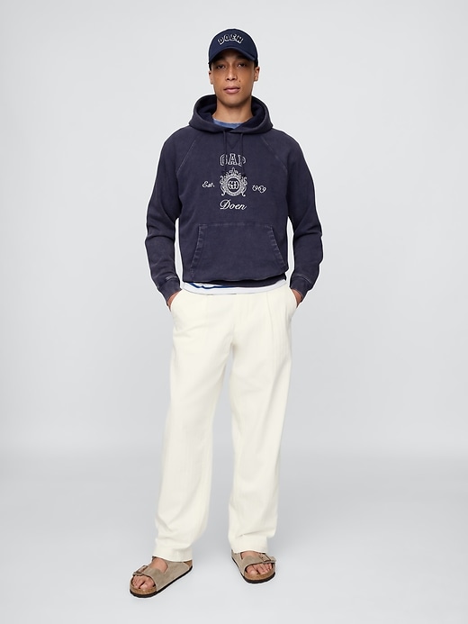 Image number 3 showing, Gap × DÔEN Pleated Denim Trousers