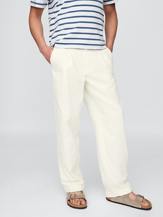 Image number 4 showing, Gap × DÔEN Pleated Denim Trousers