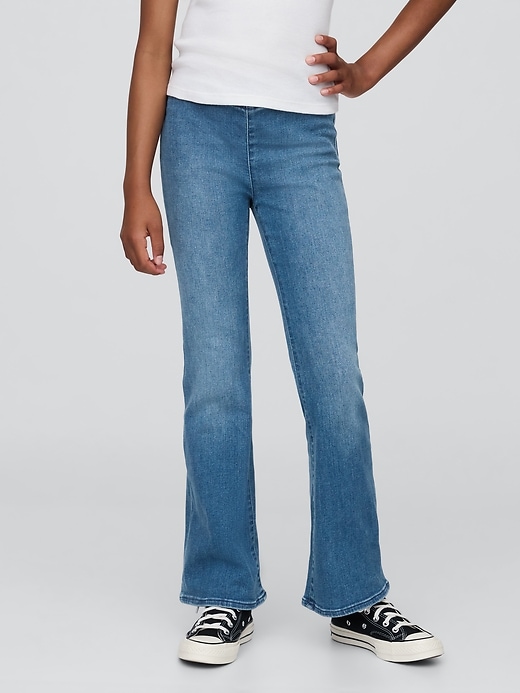 Image number 2 showing, Kids High Rise Crossover Flare Jeans
