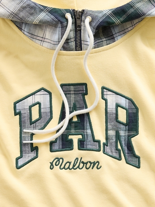 Image number 4 showing, Gap × Malbon Heavyweight French Terry Logo Hoodie