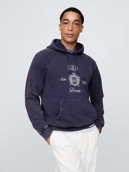 Image number 5 showing, Gap × DÔEN Heavyweight Raglan Logo Hoodie