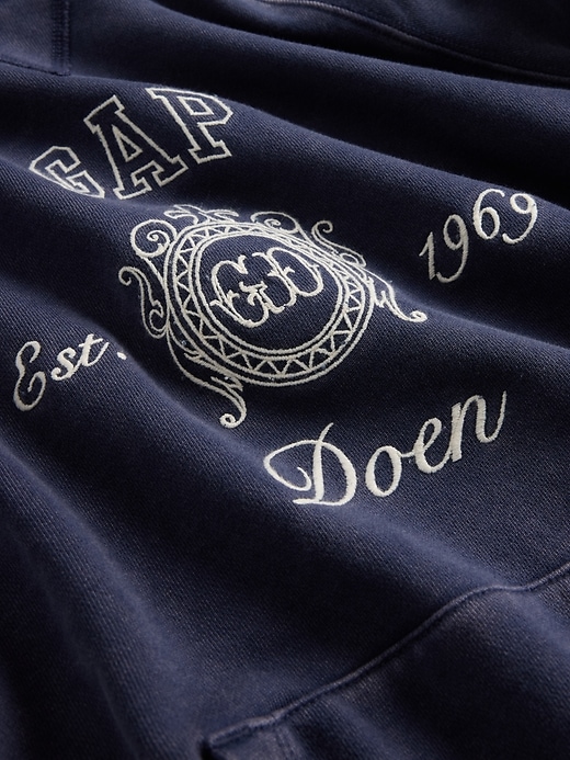 Image number 4 showing, Gap × DÔEN Heavyweight Raglan Logo Hoodie