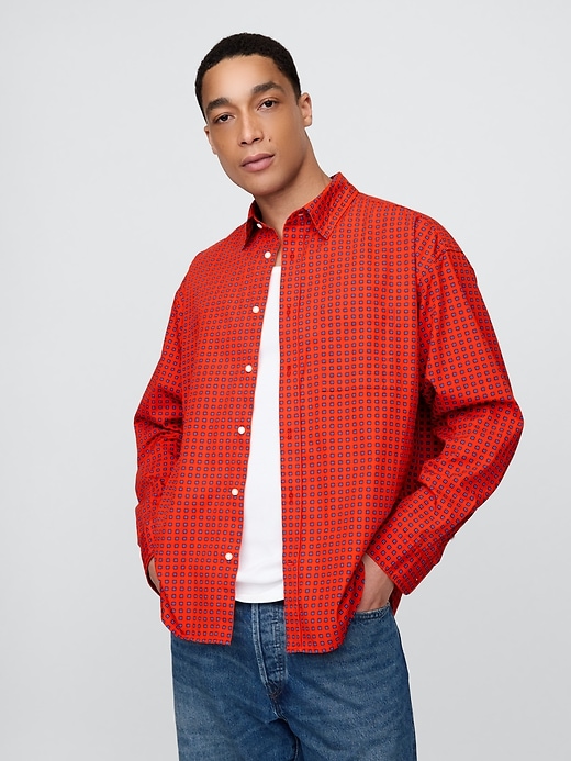 Image number 4 showing, Gap × DÔEN Organic Cotton Poplin Big Shirt