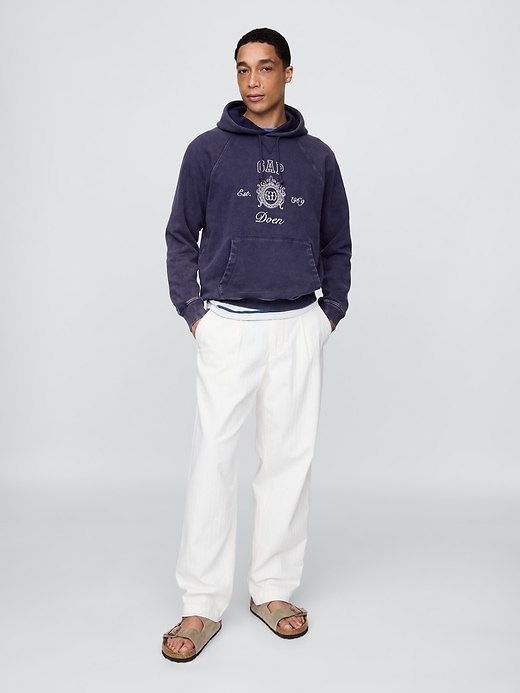 Image number 6 showing, Gap × DÔEN Heavyweight Raglan Logo Hoodie