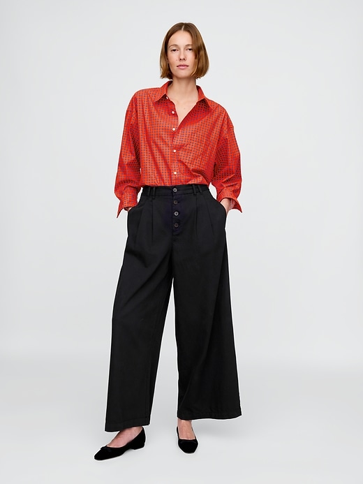 Image number 2 showing, Gap × DÔEN Organic Cotton Poplin Big Shirt