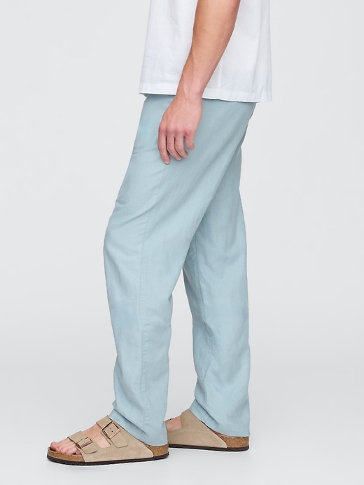 Image number 3 showing, Linen-Cotton Khakis