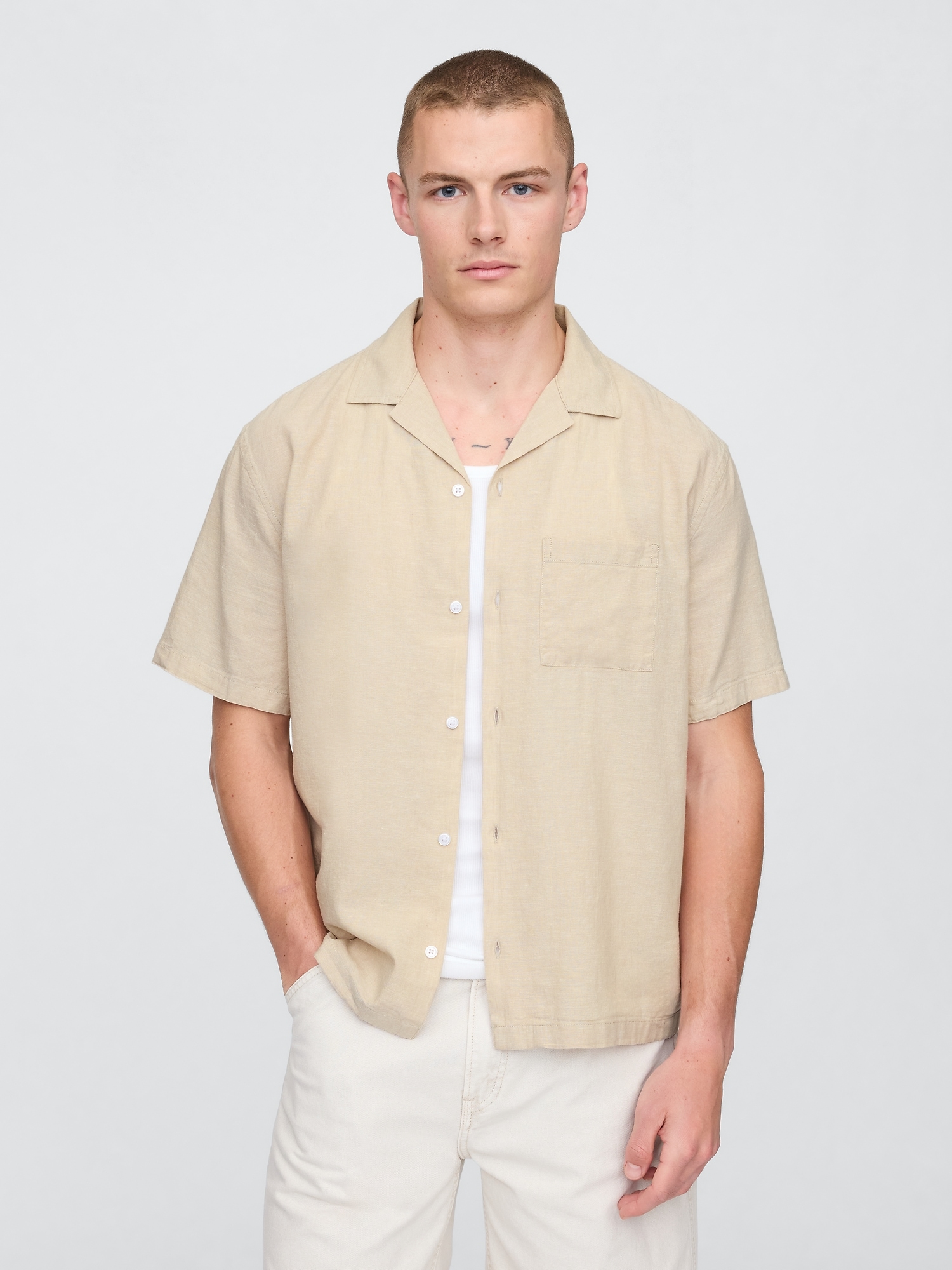Linen-Cotton Shirt