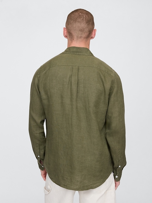 Image number 3 showing, 100% Linen Classic Shirt