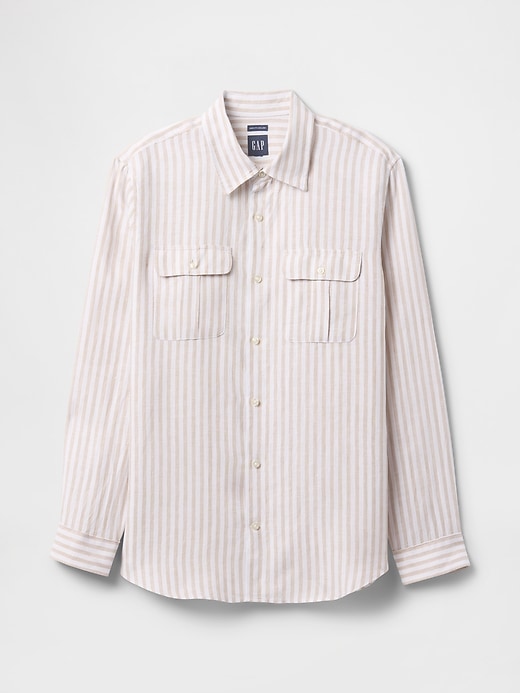 Image number 5 showing, 100% Linen Classic Shirt