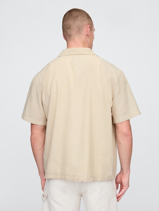 Image number 3 showing, Linen-Cotton Shirt
