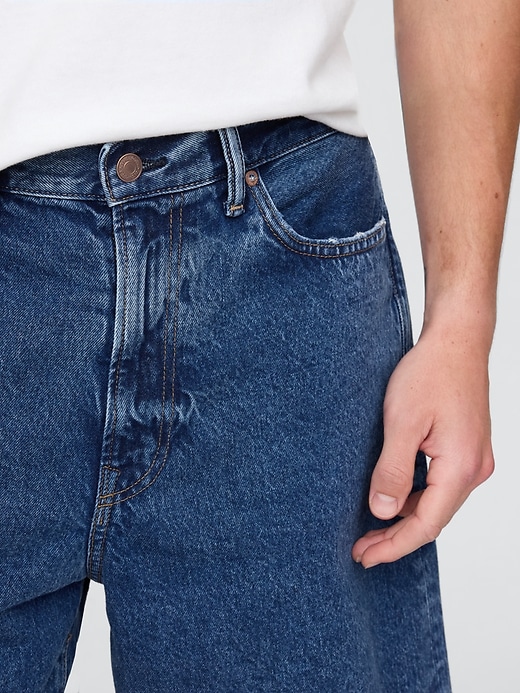 Image number 5 showing, '90s Loose Denim Shorts