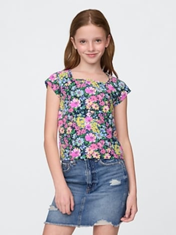 Kids Square-Neck T-Shirt