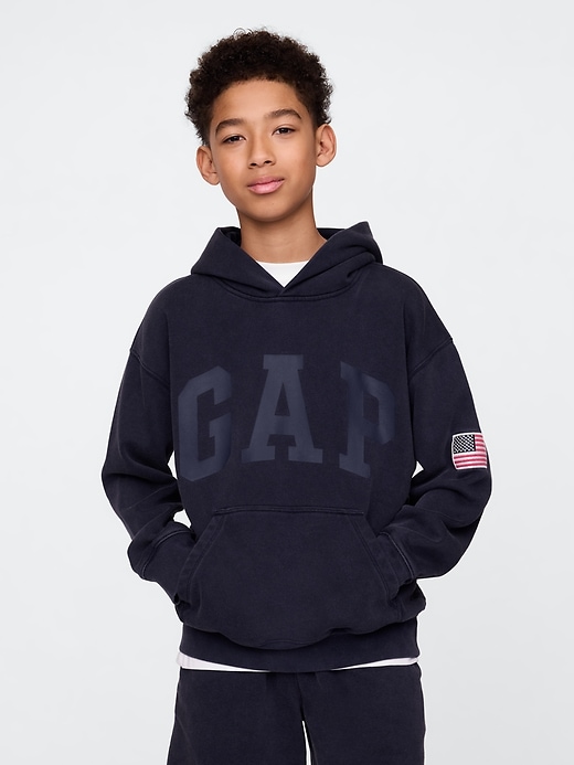 Image number 1 showing, Kids VintageSoft Gap Logo Hoodie