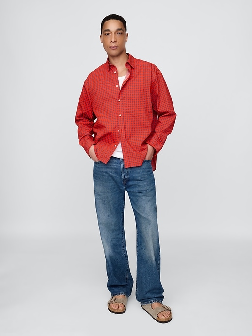 Image number 5 showing, Gap × DÔEN Organic Cotton Poplin Big Shirt