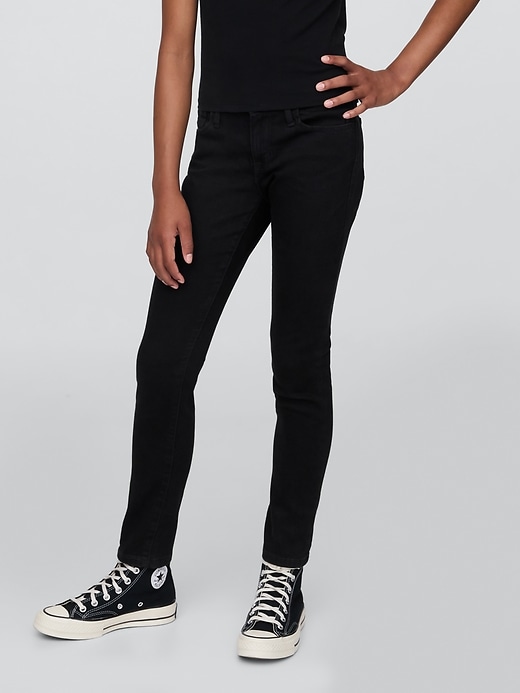 Image number 2 showing, Kids Mid Rise Skinny Jeans