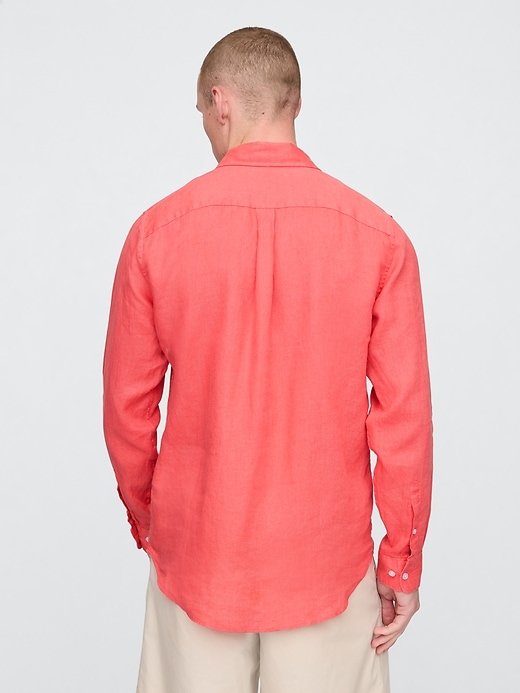 Image number 3 showing, 100% Linen Classic Shirt