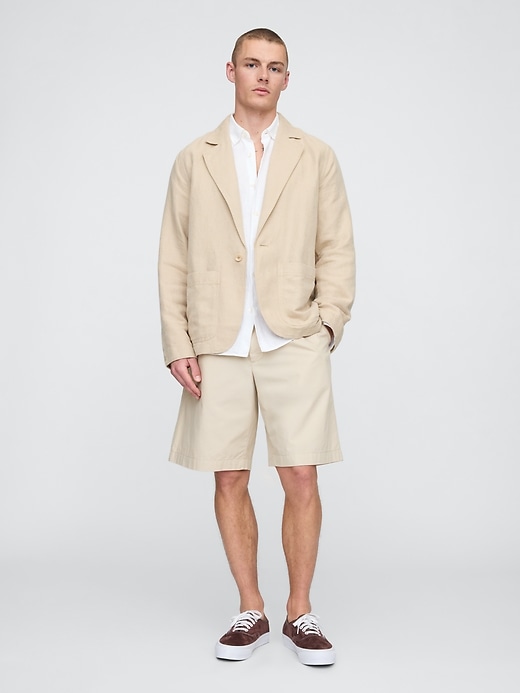 Image number 2 showing, Relaxed Linen-Cotton Blazer