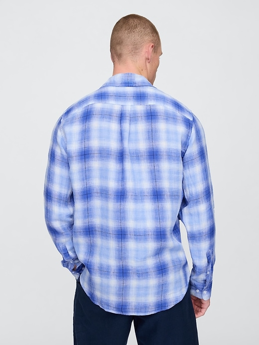 Image number 3 showing, 100% Linen Classic Shirt