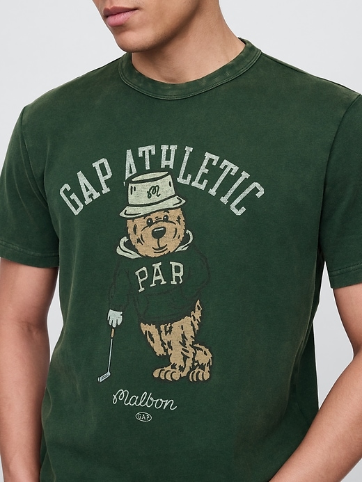 Image number 4 showing, Gap × Malbon Logo Graphic T-Shirt