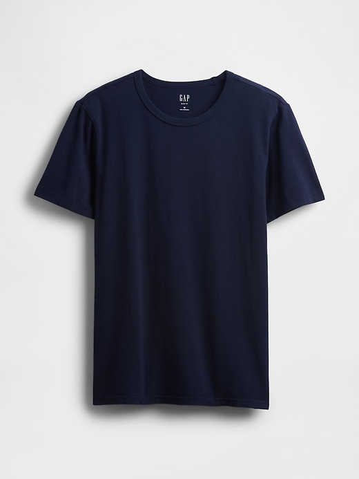 2 of 8 showing, with the color Navy blue of product Slim T-Shirt
