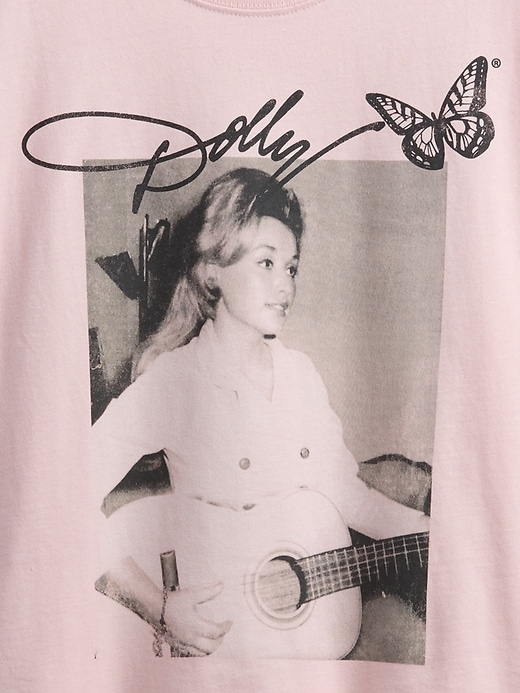 Image number 5 showing, Supima® Cotton Relaxed Dolly Graphic T-Shirt