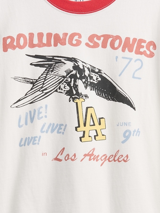 Image number 5 showing, Supima® Cotton Relaxed Rolling Stones Graphic T-Shirt