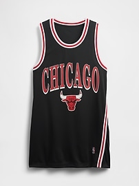 NBA Chicago Bulls Recycled Jersey Mini Dress