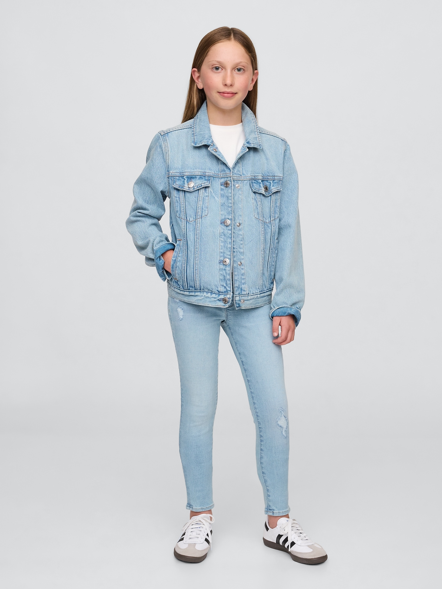 Kids Mid Rise Pull-On Jeggings